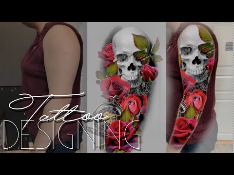 TATTOO SLEEVE STEP BY STEP - Designing a sleeve with Photoshop TATTOO SLEEVE STEP BY STEP - Designing a sleeve with Photoshop