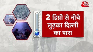 Delhi Weather Update: दिल्ली बन गई सर्दी की राजधानी..2 डिग्री से नीचे लुढ़का पारा | Delhi Cold Wave