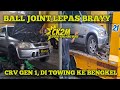 CRV GEN 1 LEPAS BALLJOIN, KEBENGKEL DI TOWING #kakikakimobil #crvgen1 #mekanikmobil #bengkelmobil