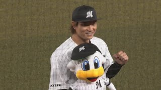 2021年4月7日 千葉ロッテ・岩下大輝投手ヒーローインタビュー