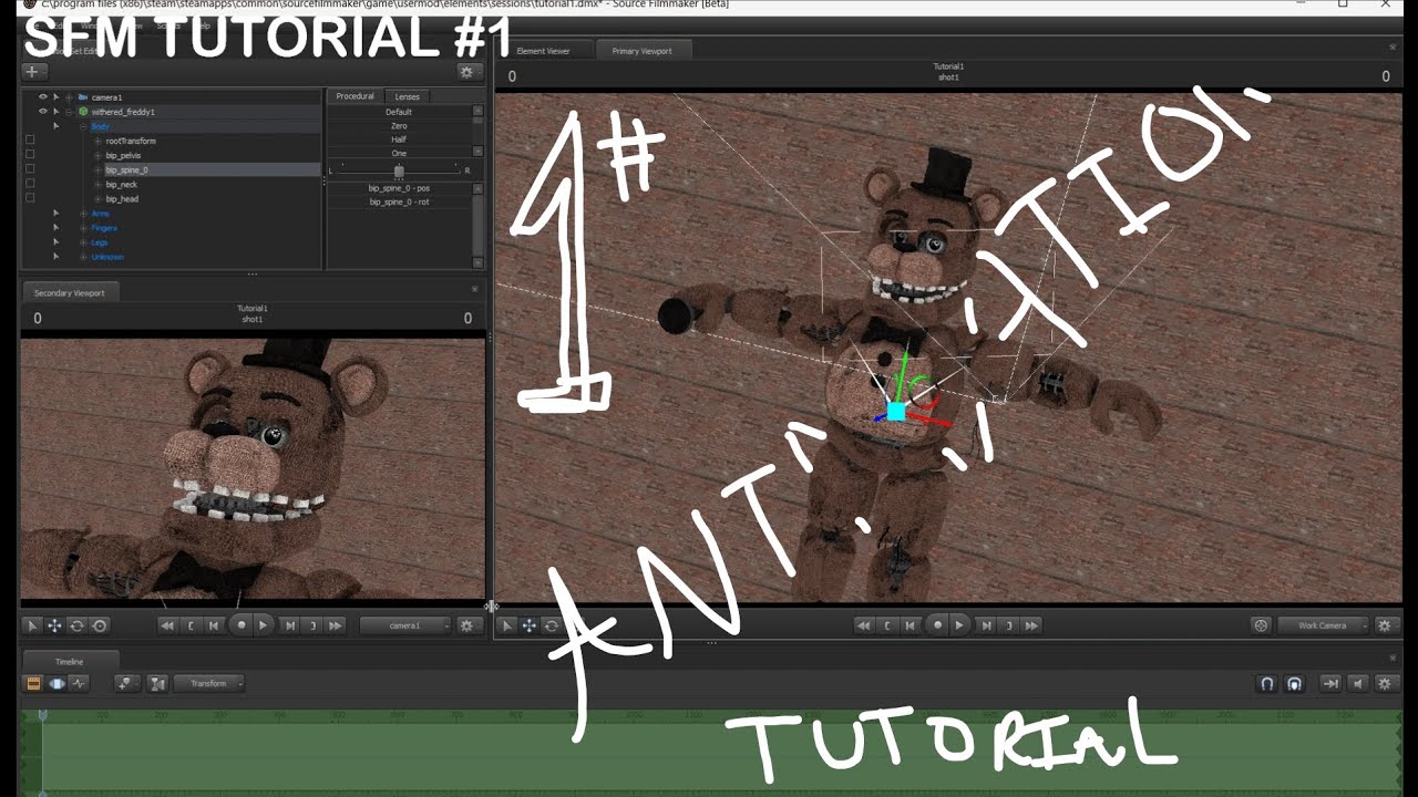 Fnaf Sfm Tutorial Five Nights At Freddy S By Tf541productions On