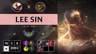 Lee Sin Top vs Renekton: Legendary - KR Challenger Patch 14.15