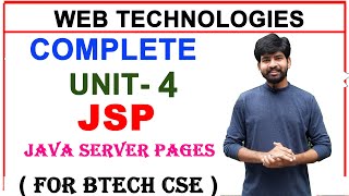 java server page unit 4 in web technologies || complete unit 4 JSP for btech cse || JSP