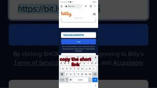 how to generate short link for Facebook #shortlinks #bitly
