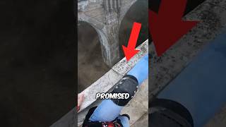 This Man PARACHUTED off of A 200FT BRIDGE to make his GRANDMOTHER PROUD..! 😨❤ #shorts #viralvideo