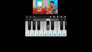 number likh song  mobile piano cover ( tony kakkar, nikki ) tutorial #short.