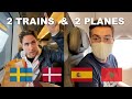 4 Countries In 30 HOURS - Travel Day From Sweden To Morocco