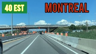 HWY 40 WEST TOWARDS WEST ISLAND, MONTREAL CANADA