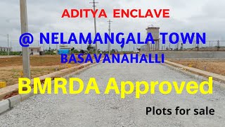 BMRDA Sites for Slae @ Nelamangala Town, With Nagarasabha A Khata 9845266226/9964282555