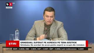 GRINDEANU, SUPĂRAT PE AURESCU PE TEMA BÂSTROE_Știri B1_23 martie 2023