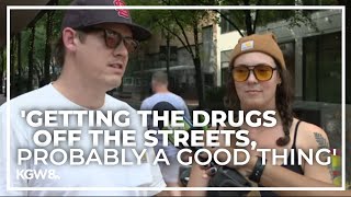 Oregonians have mixed reactions after possession of hard drugs is recriminalized