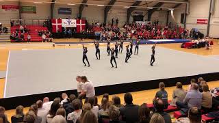 GymHelsinge TeamGym JP 1  Forbundsmesterskaberne  junior 1. runde Rytme Helsinge  marts 2019