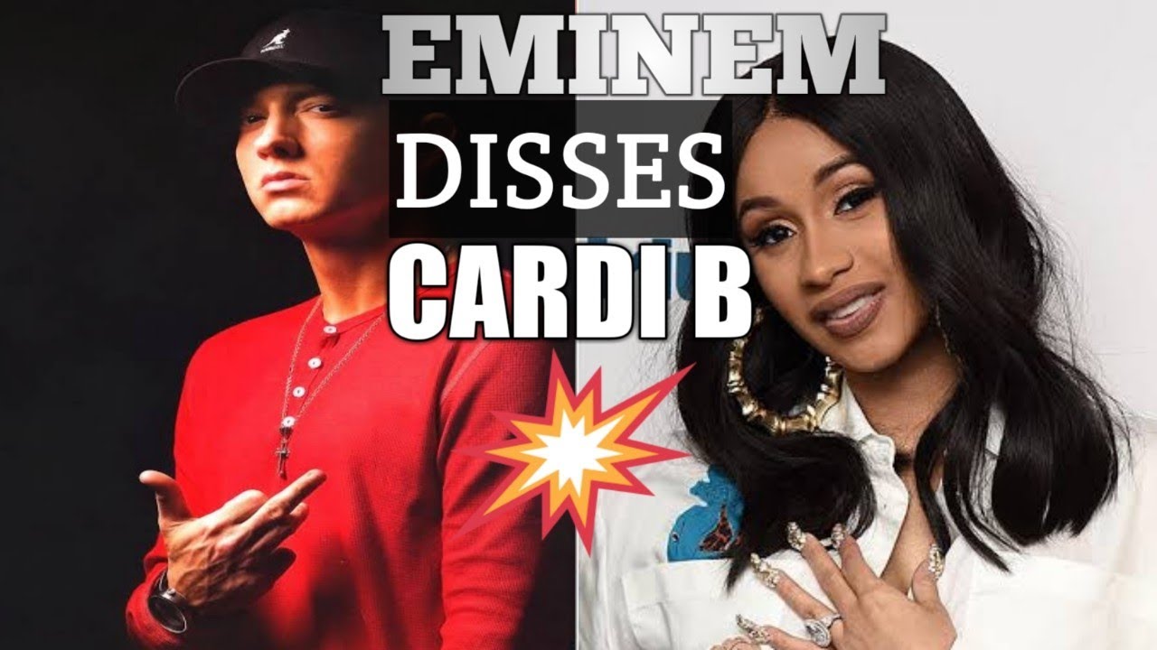 EMINEM DISSES CARDI B IN 'MARSH' ! - YouTube