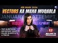 JEE Main 2024: Vectors | January attempt | Important Results | Shortcuts | Tricks | Bhoomika Ma'am