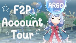 AR60 F2P Account Tour || Genshin Impact