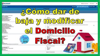 Aprende a Dar de Baja y Modificar tu Domicilio fiscal fácilmente