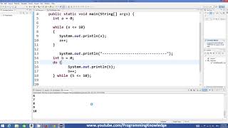Java Tutorial For Beginners 12 The do while Statements do while Loops
