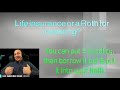 life insurance vs roth ira for investing