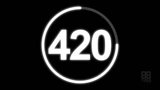420 Second Countdown Timer with clock Ticking sound & Finish alarm beep #timer #clock #countdown