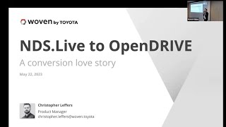 NDS Public Conference 2023 - NDS.Live to OpenDRIVE Conversion for Use in Simulation Environments