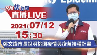 0712桃園+1 鄭文燦市長說明桃園疫情與疫苗接種計畫｜民視快新聞｜