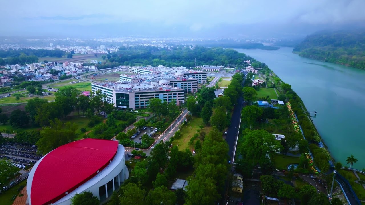 Aiims Rishikesh Campus Drone View - YouTube