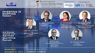 2023 3rd Annual Capital Link German Maritime Forum | Investing in Shipping Today