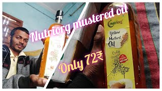 Nutriorg yellow mustered oil, unboxing and review | trell loot offer |