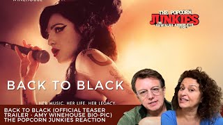 BACK TO BLACK (Official Teaser Trailer - Amy Winehouse Biopic) The Popcorn Junkies Reaction