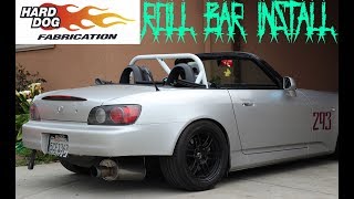 S2000 Hard Dog Roll Bar Install with Stock Interior!!