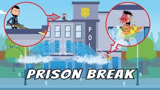 FUNNY CARTOON | PRISON BREAK