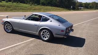 1971 Datsun 240z Driving Video 2 (Silver/Black 5-speed)