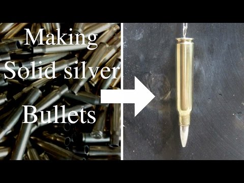 Making silver bullets/necklace charm Making silver bullets/necklace charm