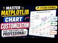 Master Matplotlib Chart Customization in Python 🚀 | Figure Size, DPI, Colors, Line Styles & Markers