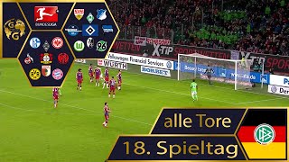 18. Spieltag - 1. Bundesliga 2014-15 - Alle Tore