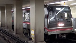 【4K】響くVVVFサウンド!大阪メトロ千日前線25系機器更新車(日立IGBT-VVVF) 南巽行き・野田阪神行き 到着・発車シーン集 阿波座駅にて 2018.10