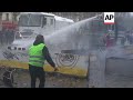 Clashes in Paris between police and fuel protesters