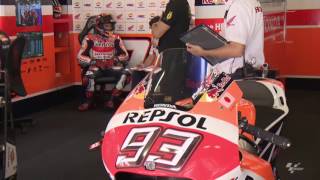 Marquez \u0026 Pedrosa on the #CatalanGP