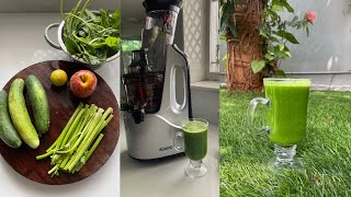 Green Juice that Actually Taste Great - Green Juice Made in Agaro Slow Juicer