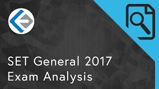 Exam Analysis: SET General (BBA) 2017