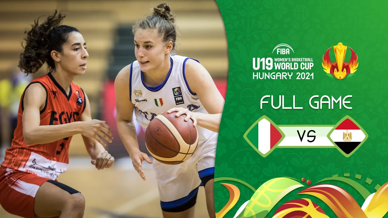 Italy V Egypt | Full Game - FIBA U19 Women's Basketball World Cup 2021 ...