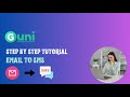 How to use Gunisms - Email to SMS Feature - Step-by-Step Tutorial