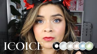 ICOICE Halloween Hot Seller+Natural New | Top 6 Colored Contacts for Dark Brown Eyes