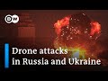 Ukrainian drone strikes damage military planes in Russia, strikes on Kyiv kill at least 2 | DW News