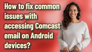 How to fix common issues with accessing Comcast email on Android devices?