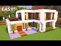 Minecraft BEST Modern House Tutorial🛠️
