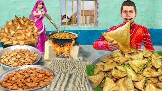 Samosa Cooking Challenge 1000 Samosa Cooking Challenge Comedy Video