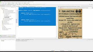 Part 3: SOLID Design Principles - Open and Close principle with an example in Java.