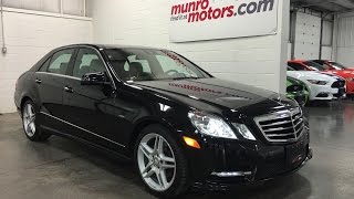 2012 Mercedes-Benz  SOLD E-Class E350 4MATIC Obsidain/Tan Navigation Panoramic Munro Motors