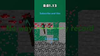 3.3 seconds on minecraft rush